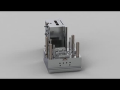 Contraportada del teléfono transparente de la cubierta (1*1)/las Tres-placas moldean/el corredor frío No.21872