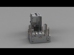 Eje elegante transparente de la caja de vidrios (1*2)/el corredor/las Tres-placas fríos moldea No.23847