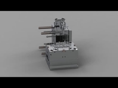 Soporte de abrazadera a bordo transparente (1*8)/el corredor/las Tres-placas calientes moldea No.24119